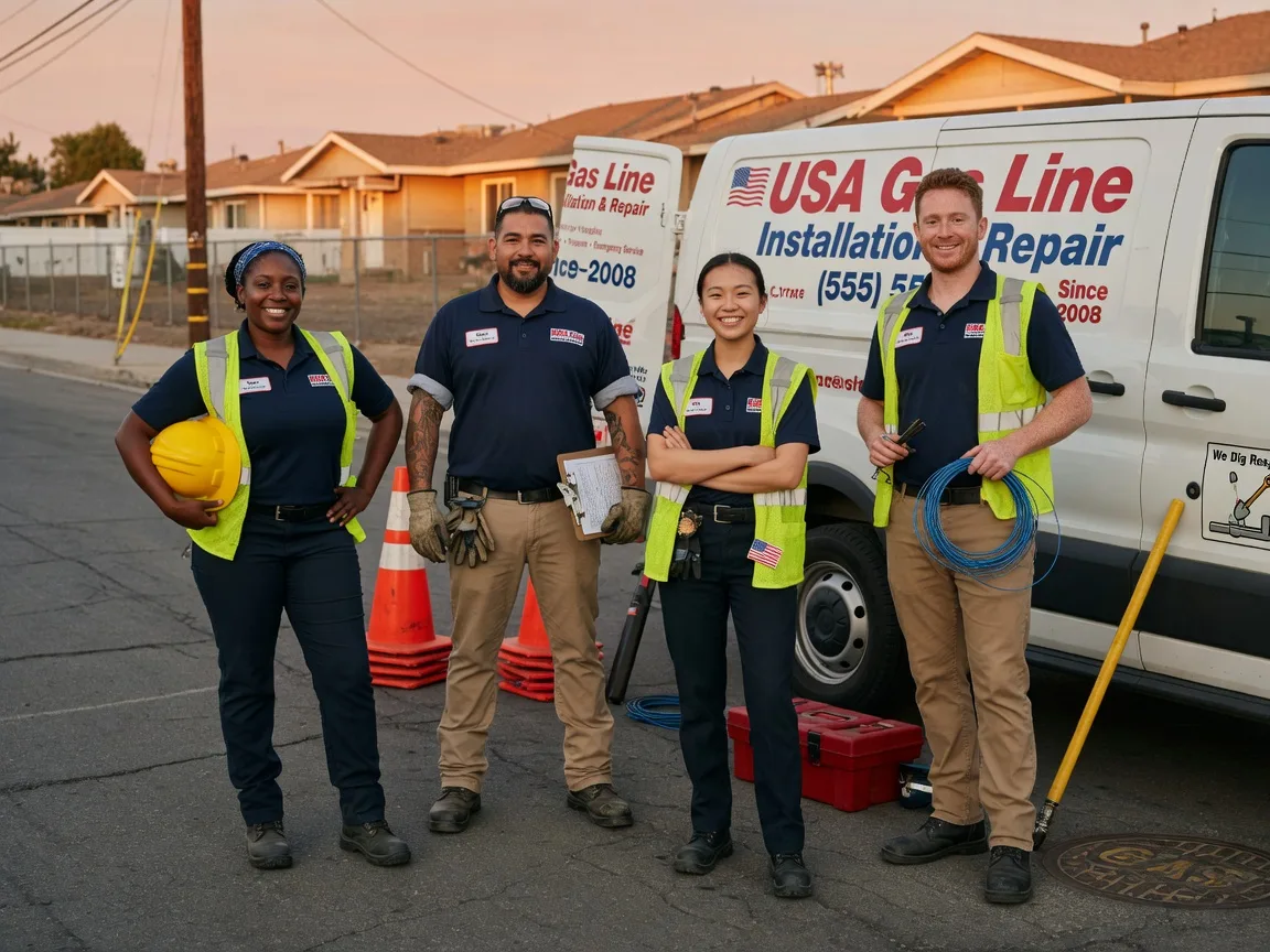 Gas Line Installation company in Concho, OK